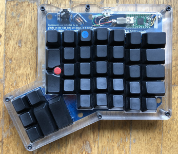 Early acrylic keyboard photo here