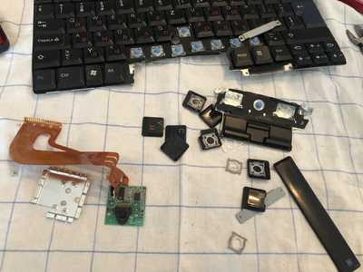 TrackPoint extraction from ThinkPad keyboard